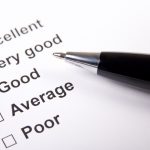 Sheet with customer feedback