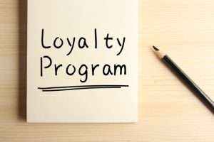 Loyalty Program written with pencil